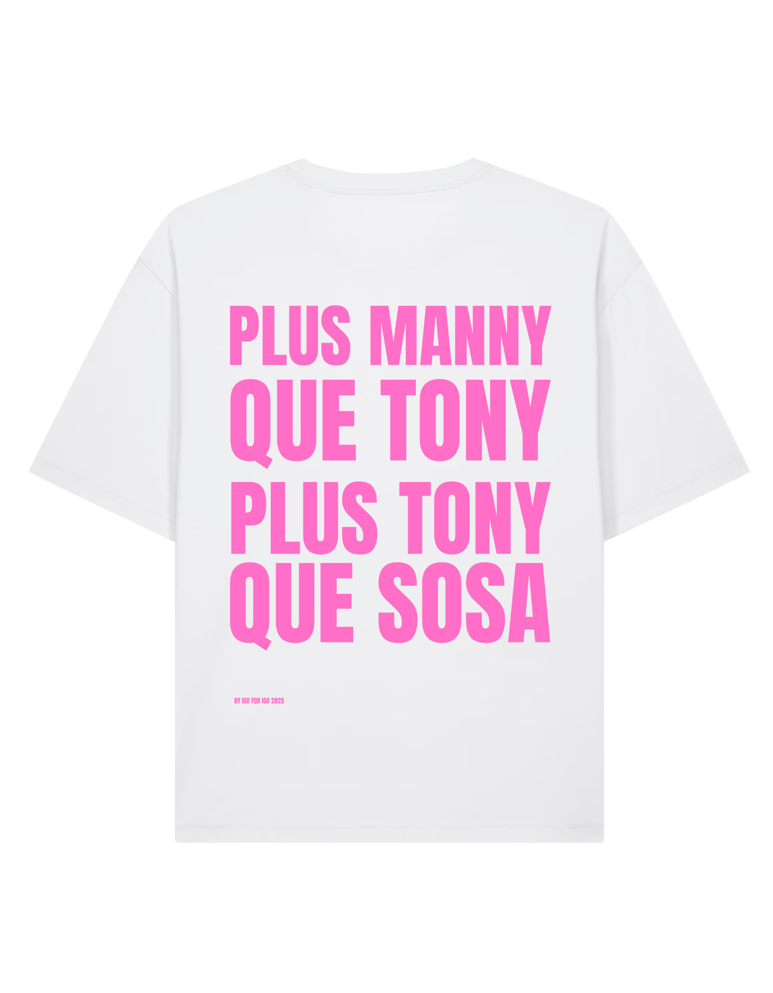 T-SHIRT PTQS PLUS MANNY ROSE