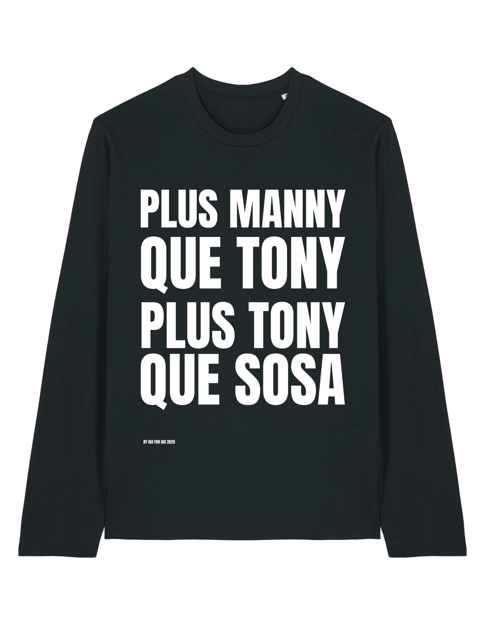 MANCHES LONGUES PLUS MANNY NOIR