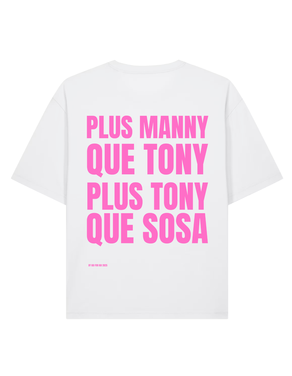 T-SHIRT PTQS PLUS MANNY ROSE