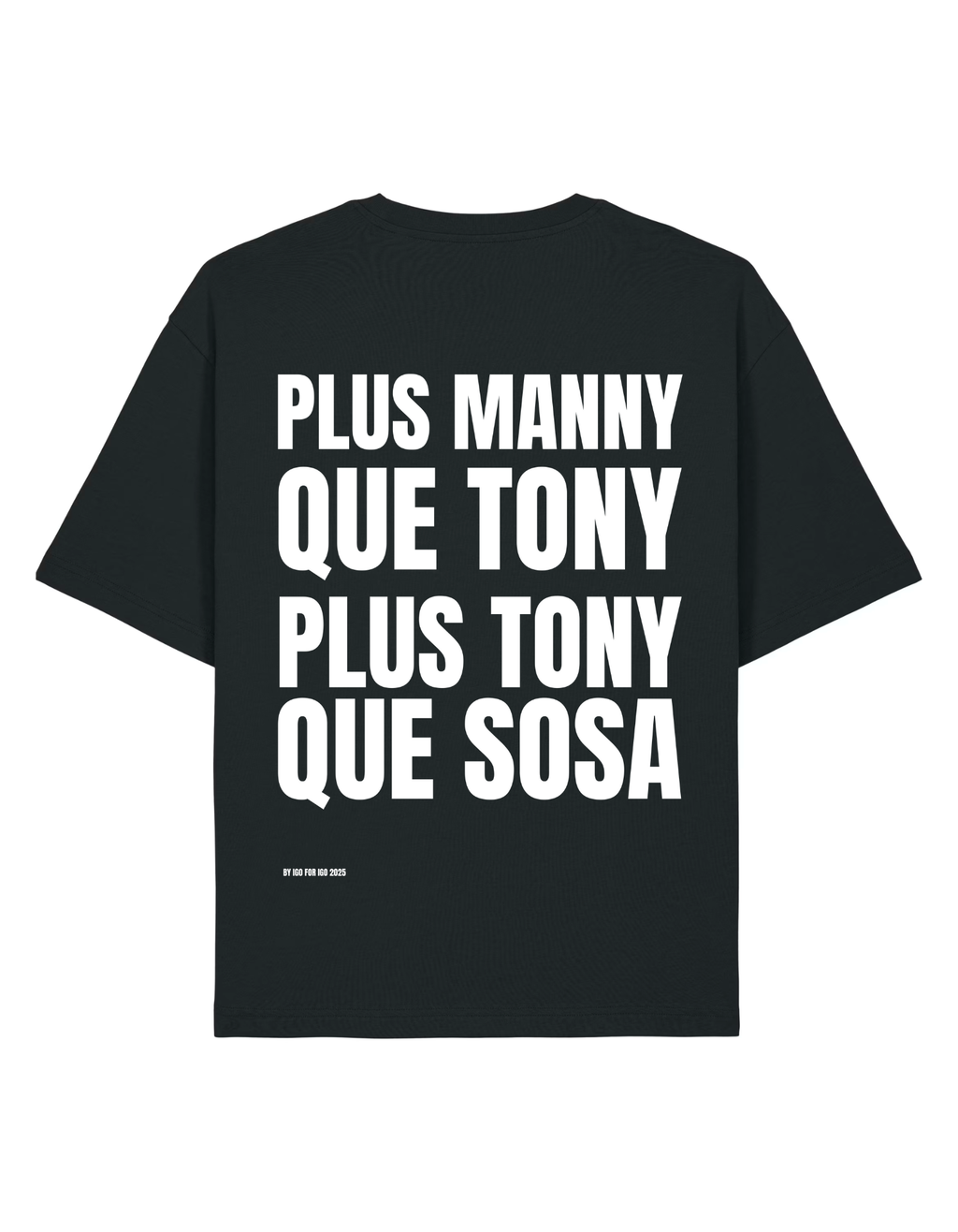 T-SHIRT PTQS PLUS MANNY NOIR
