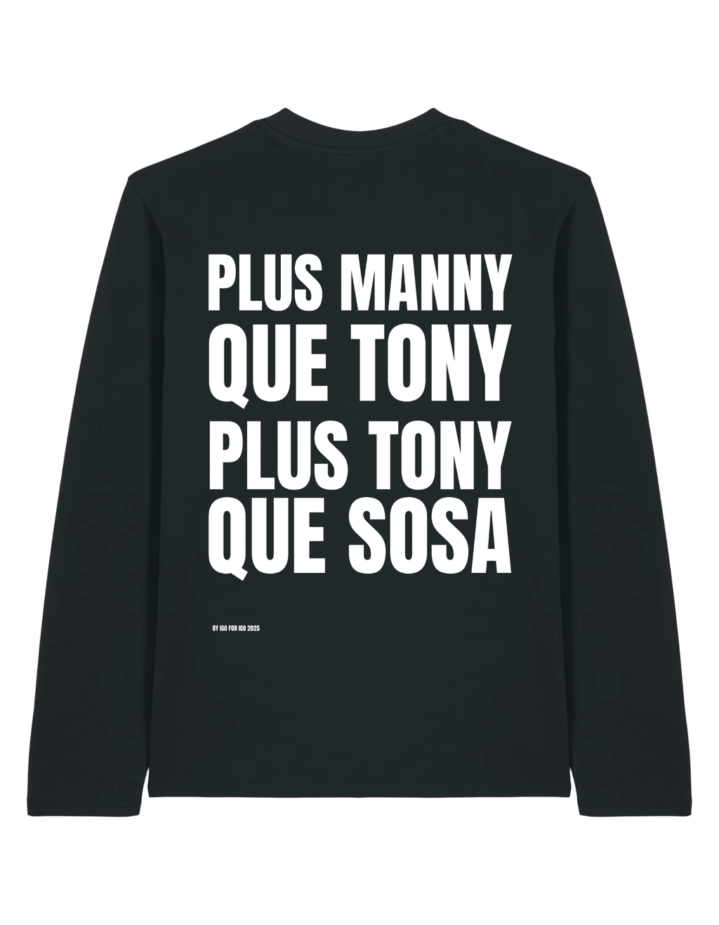 MANCHES LONGUES PTQS PLUS MANNY NOIR