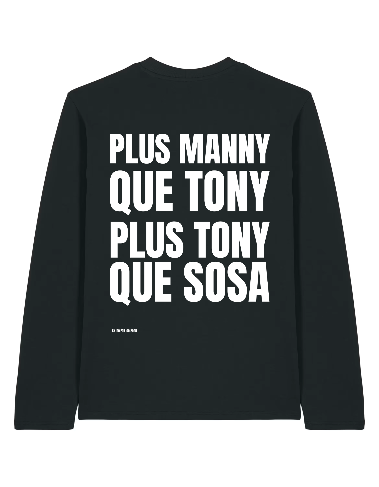 MANCHES LONGUES PTQS PLUS MANNY NOIR