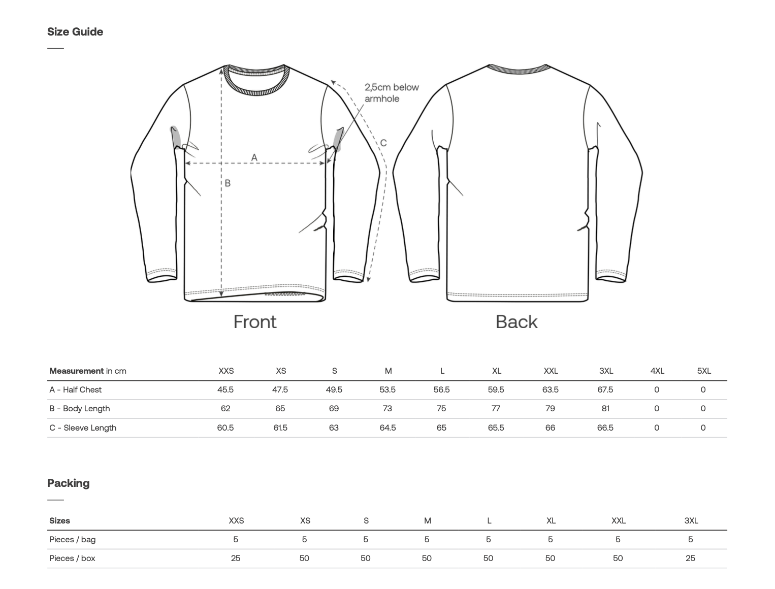 MANCHES LONGUES PLUS TONY NOIR